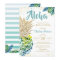 Watercolor Tropical Pineapple Beach Baby Shower