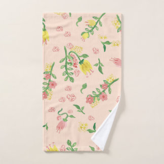 Watercolor Tulip Bath Towel