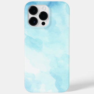 Watercolor turquoise iPhone 14 pro max case