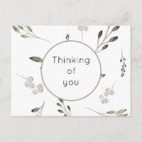 Watercolor Twig Thinking of You