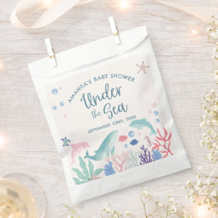 Watercolor Under the Sea Baby Shower Favour Bag