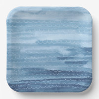 Watercolor Under the Sea Paper Plates