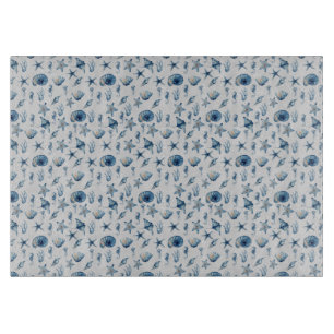 Watercolor Under The Sea Pattern Cutting Board
