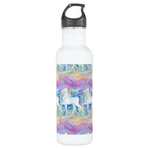 Watercolor Unicorns 710 Ml Water Bottle