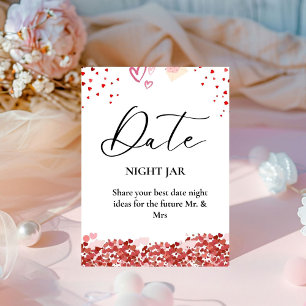 Watercolor valentine Bridal Shower wedding Sign