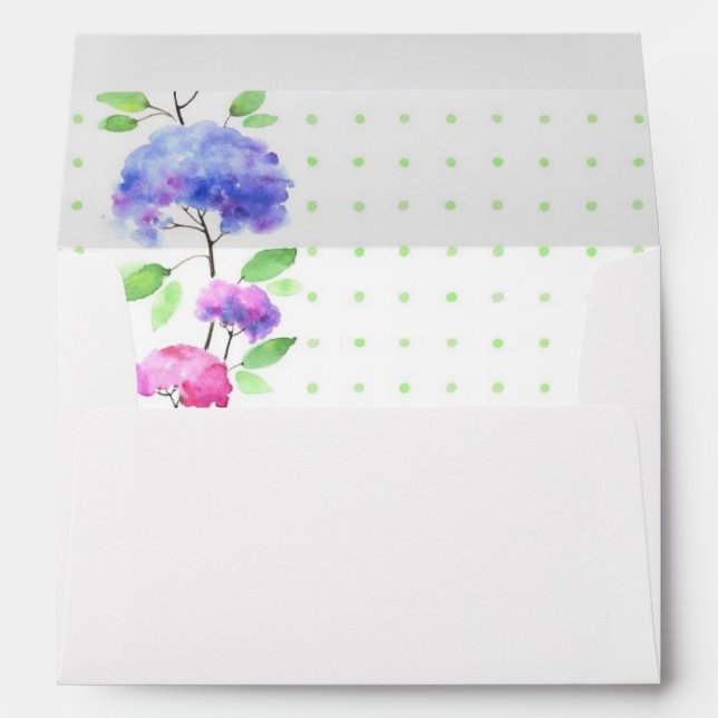 Watercolor vertical seamless pattern border envelopes (Back (Bottom))