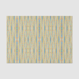 Watercolor Vertical Striped Polka Dots Pattern  Tissue Paper