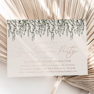 Watercolor Vines Graduation Party