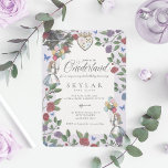 Watercolor Vintage Alice In ONEderland Birthday Invitation<br><div class="desc">Invite your guests to your very important date with our beautifully designed vintage Alice in ONEderland-themed 1st birthday party invitation. Perfect for an Alice in Wonderland-themed birthday. Design features a mix of our own hand-drawn original florals and artwork. We've meticulously restored the iconic Alice in Wonderland vintage illustrations by hand...</div>