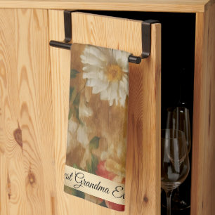 Watercolor Vintage Floral Popular Collection Kitchen Towel