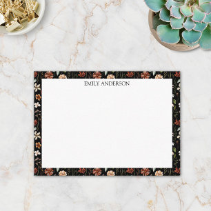 Watercolor Vintage Wildflower Floral Botanical Card