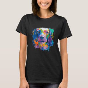 Watercolor Vizsla Dog For Men Women Kids T-Shirt