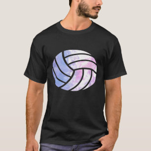 Watercolor Volleyball Team Player Coach T-Shirt