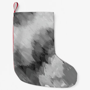 Watercolor waterfall, nature 3 small christmas stocking