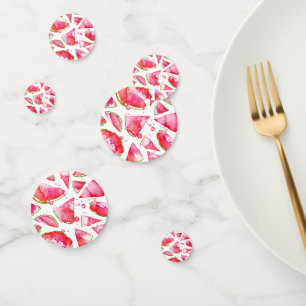 Watercolor Watermelon 1 Confetti