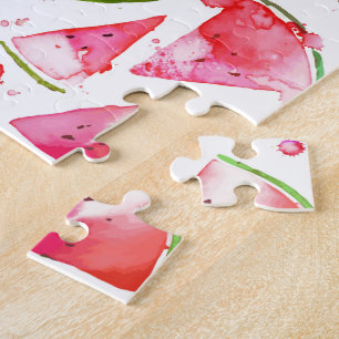Watercolor Watermelon 1 Jigsaw Puzzle