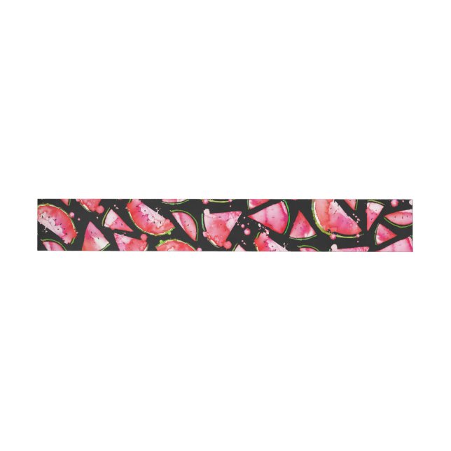 Watercolor Watermelon 2 Wrap Around Label (Individual)