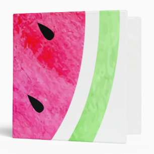 Watercolor Watermelon Binder