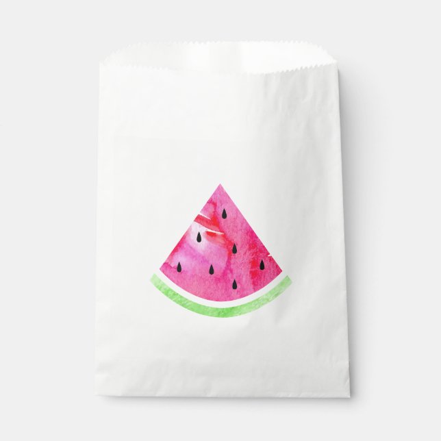 Watercolor Watermelon Favour Bag (Front)