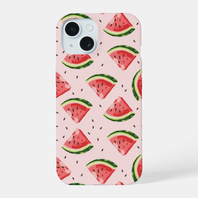 Watercolor Watermelon Motif de fruits (Verso)