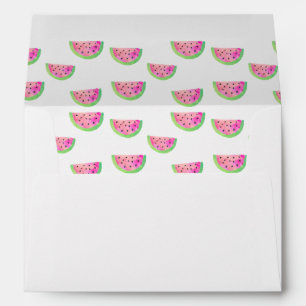 Watercolor Watermelons Envelopes