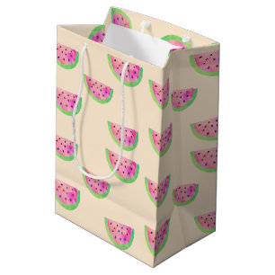 Watercolor Watermelons Medium Gift Bag