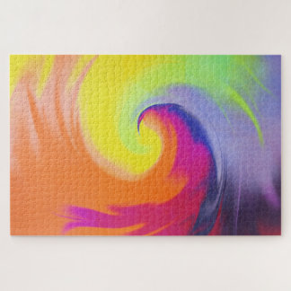 Watercolor Wave - Puzzle