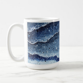 Watercolor Waves Mug