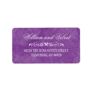 Watercolor Wedding Address Labels
