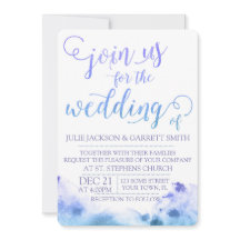 Watercolor Wedding Invitation