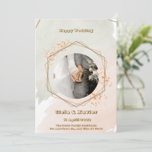 Watercolor Wedding Invitation
