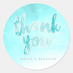 Watercolor - Wedding Stickers - Teal   WEDDINGS