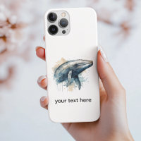 Watercolor Whale Wonder, custom
