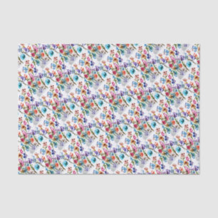 Watercolor Whimsical Butterflies Tissue Paper
