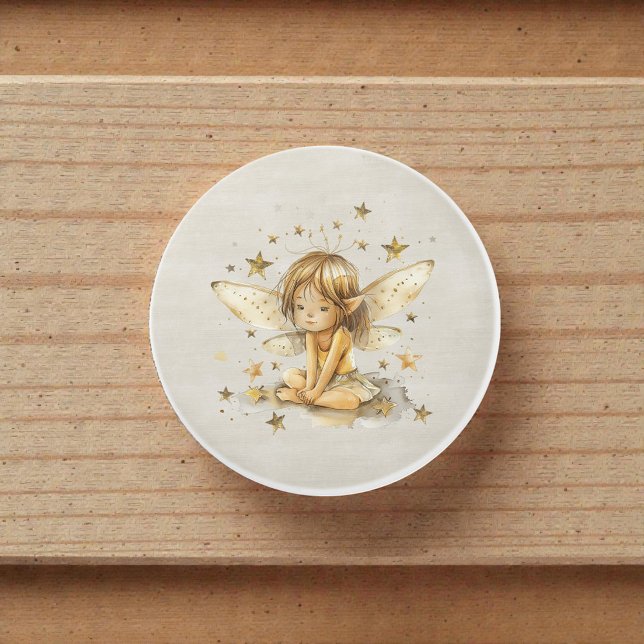 Watercolor Whimsical Fairy Ceramic Knob (Creator Uploaded)