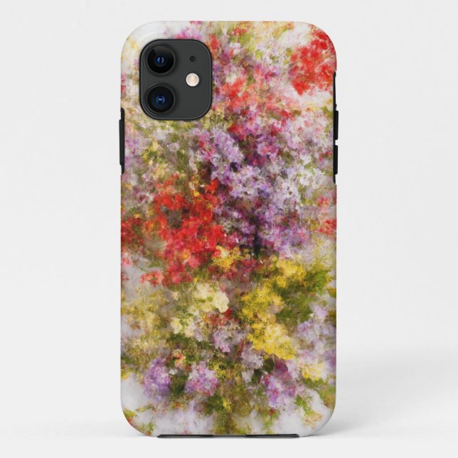 Watercolor Wildflower Bouquet Mobile Case (Back)