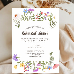 Watercolor  Wildflower Meadow Invitation