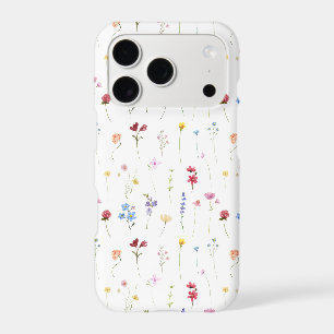 Watercolor Wildflower Minimalistic Pattern Cottage