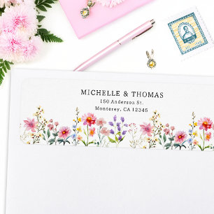 Watercolor Wildflower Spring Summer Wedding