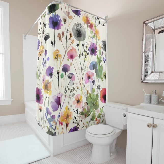 Watercolor wildflower symphony (In Situ)