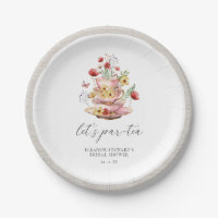 Watercolor Wildflower Tea Party Bridal Shower