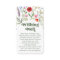 Watercolor Wildflower White Wishing Well