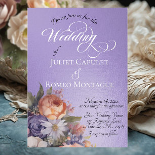 Watercolor Wildflowers - Blue Lilac