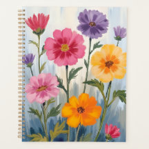 Watercolor Wildflowers | Flower Field Painting 