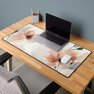 Watercolor Wildflowers Personalized Desk Mat