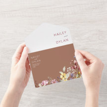 Watercolor Wildflowers Photo Seal And Send