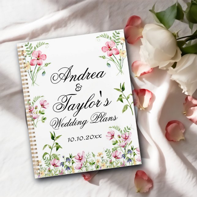 Watercolor Wildflowers Wedding  Planner (Creator Uploaded)