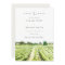 Watercolor Winery Vineyard Save The Date Card