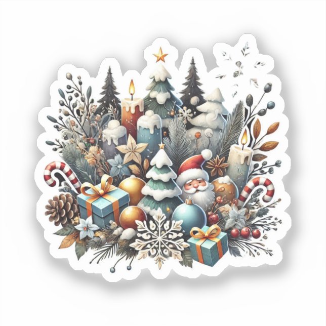 Watercolor Winter Christmas (Front)