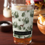 Watercolor Winter Forest Seamless Pattern Glass<br><div class="desc">Embrace the serene beauty of winter with our Watercolor Winter Forest Seamless Pattern. This exquisite design captures the enchanting essence of a snow-covered forest,  perfect for adding a touch of seasonal magic to your life.</div>